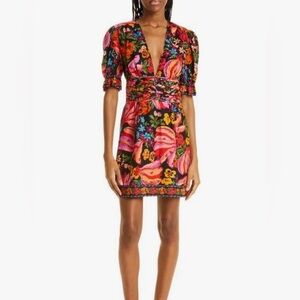 Farm Rio BLACK SPRING
BANANAS MINI DRESS
NWT!